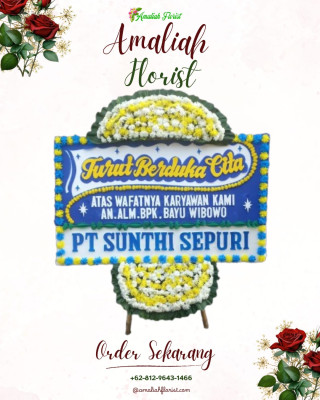 Papan Bunga Duka di Nalca
