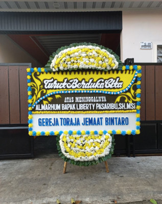 Papan Bunga Duka di Nalca