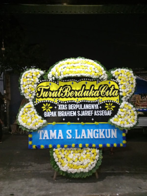 Papan Bunga Duka di Nalca